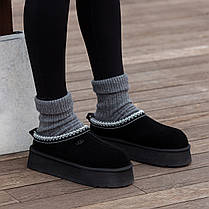 Зимові Жіночі Черевики UGG Tasman Platform Black / УГГ Тасман Платформ Чорні, фото 6