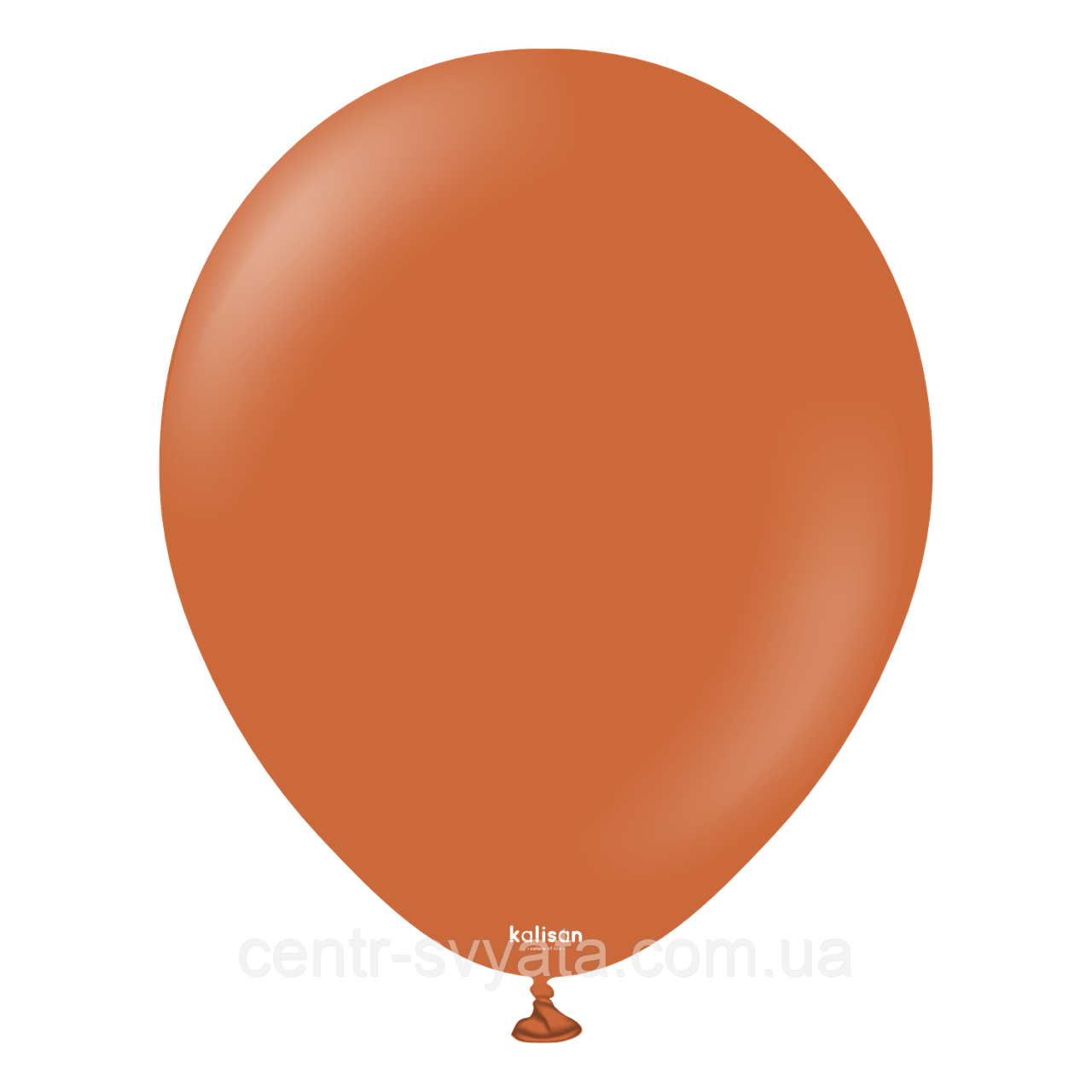 Латексна кулька Kalisan 12"(30 см) Retro Rust Orange | Ретро іржавий помаранчевий