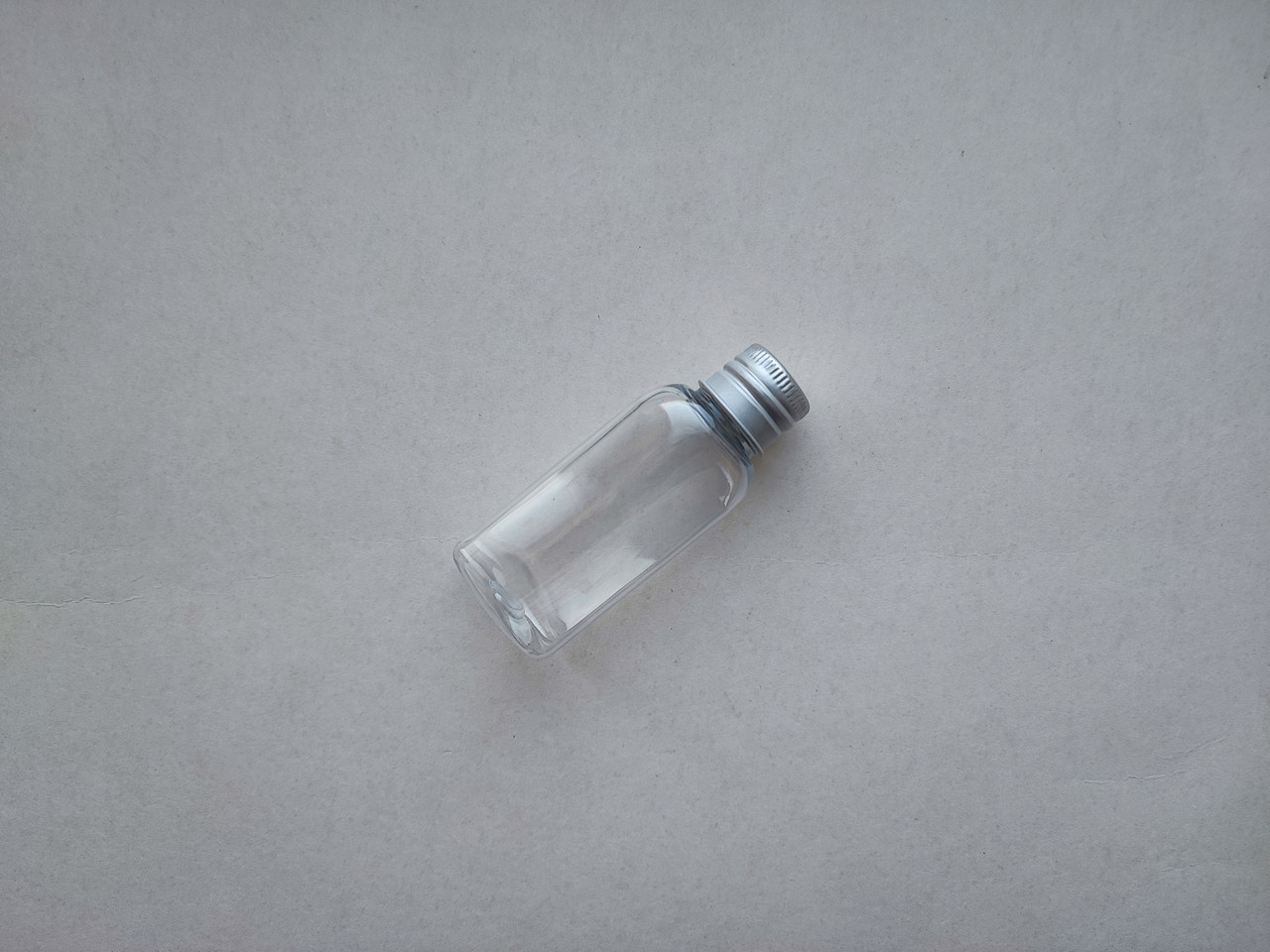 30 - 32 мл ПЕТ Овал прозорий флакон з алюмінієвою металевою сріблястою закруткою, ковпачком, кришкою