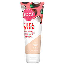 Крем для рук EOS, Shea Better "Hand Cream Coconut Waters" з кокосом (74 мл)