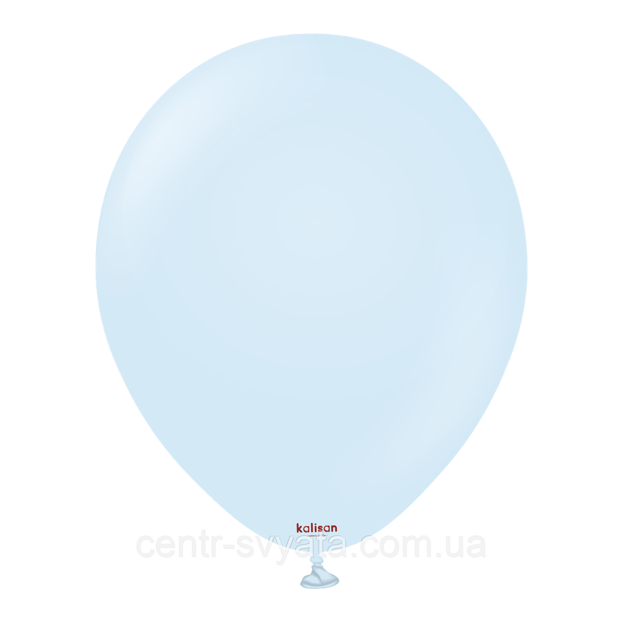 Латексна кулька Kalisan 12"(30 см) Macaron Baby Blue | Макарун дитячий блакитний