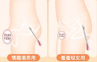 Массажер простаты на батарейках 250мм с вибрацией. Анальная палочка вращающаяся на 360 град.