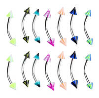 Мікробанан 1,2 мм конус 3 мм. 1 шт. для брів