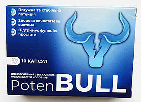 Poten Bull натуральні капсули для чоловіків Потенбулл 10 шт