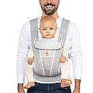 Рюкзак-переноска Ergobaby Omni Breeze Baby Carrier від народження Pearl Grey, фото 2