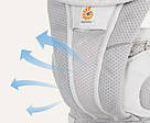 Рюкзак-переноска Ergobaby Omni Breeze Baby Carrier від народження Pearl Grey, фото 7