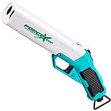 Дитячий дводульний обріз бірюзово-білий з м'якими кулями, окулярами та 40 снарядами, фото 3