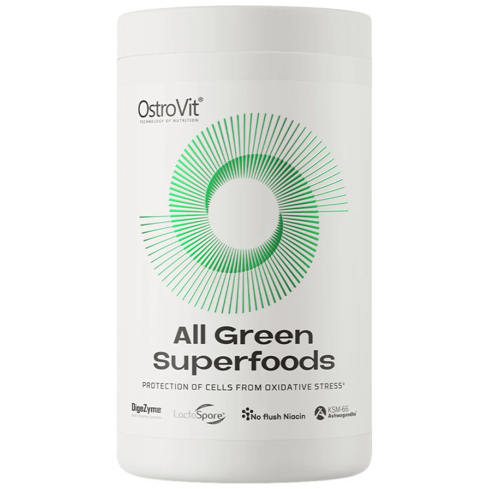 Натуральна добавка для спорту OstroVit All Green Superfoods 345 g