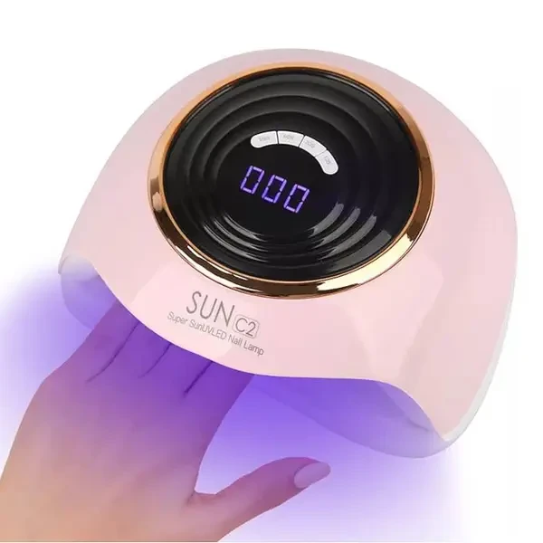 Професійна UV/LED-лампа SUN C2 для нігтів з таймером і дисплеєм 288 Вт