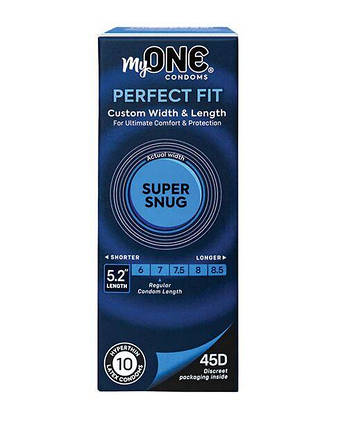 Презервативи MyONE Super Snug 10 шт., картонна коробка, фото 1