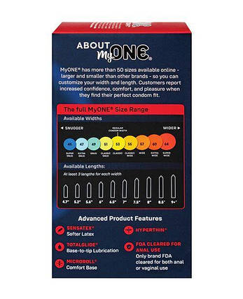 Презервативи MyONE Super Wide&Long 10 шт., картонна коробка, фото 3