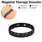 Магнітний браслет для здоров'я Type D 20 см чорний, фото 4
