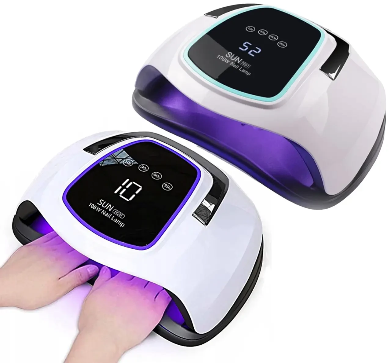 Гібридна UV/LED-лампа для манікюру SUN BQ6T, 108W