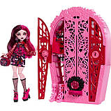 Monster High Draculaura HYT72 Лялька Монстр Хай Дракулаура Шафа з секретами, фото 3