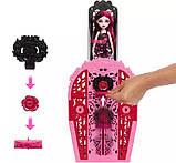 Monster High Draculaura HYT72 Лялька Монстр Хай Дракулаура Шафа з секретами, фото 6