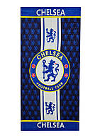 Пляжний Рушник Футбольний Клуб Chelsea 75*150 Синього Кольору Бавовняний Piramit Туреччина