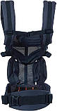 Рюкзак-переноска Ergobaby Omni 360 Baby Carrier All-In-One Cool Air Mesh з народження Pink Stripes solve, фото 3