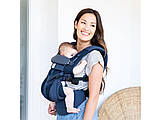 Рюкзак-переноска Ergobaby Omni 360 Baby Carrier All-In-One Cool Air Mesh з народження Pink Stripes solve, фото 7