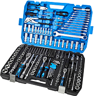 Професійний набір інструментів в кейсі Molder 1/2", 1/4", 3/8" 72Т, CR-V 233 одиниці (MT60233)