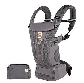 Рюкзак-переноска Ergobaby Omni Breeze Baby Carrier Graphite Grey від народження