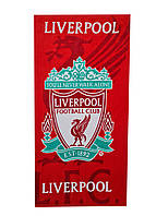 Пляжний Рушник Футбольний Клуб Liverpool 75*150 Червоного Кольору Бавовняний Piramit Туреччина