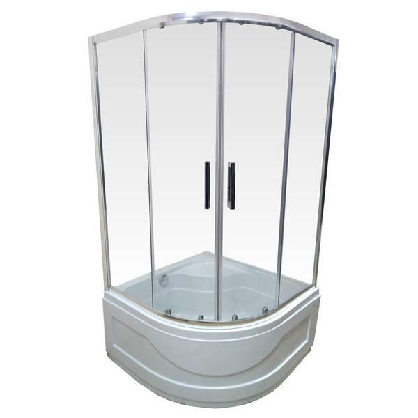 Душова кабіна VERONIS KV-3-100 100х100х195 прозоре скло, фото 1