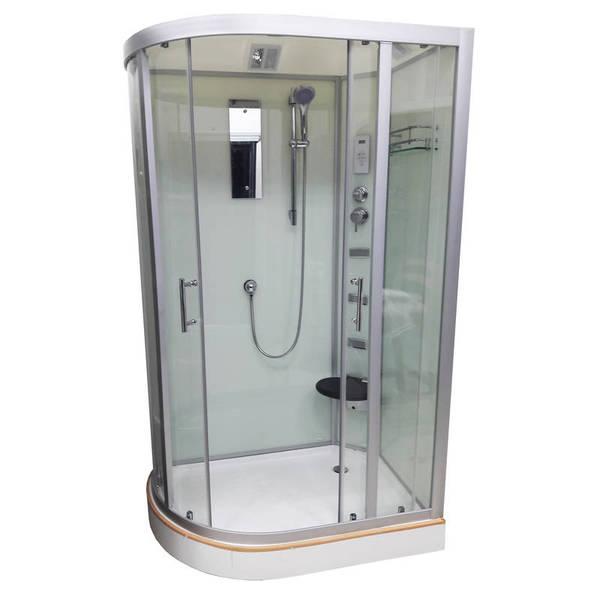 Душовий бокс Veronis BN-5-120 white (R) 120х80х220, фото 1