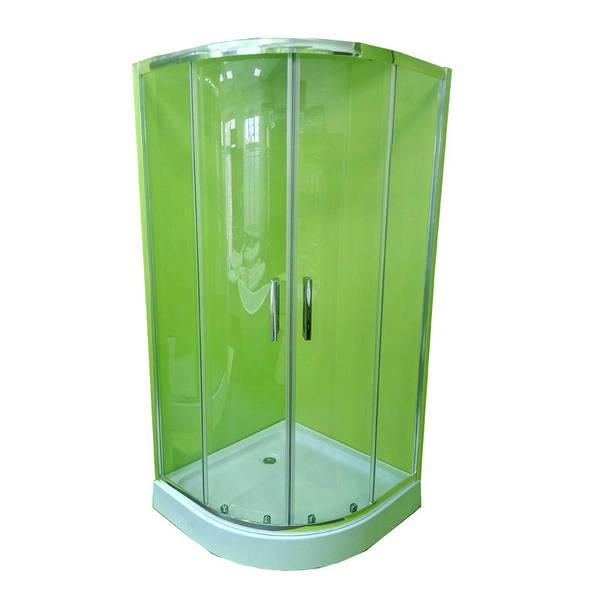 Душова кабіна Veronis KN-3-100 з піддоном 100х100х195 прозоре скло, фото 1