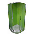 Душова кабіна Veronis KN-3-100 матове скло (з піддоном) 100х100х195, фото 3