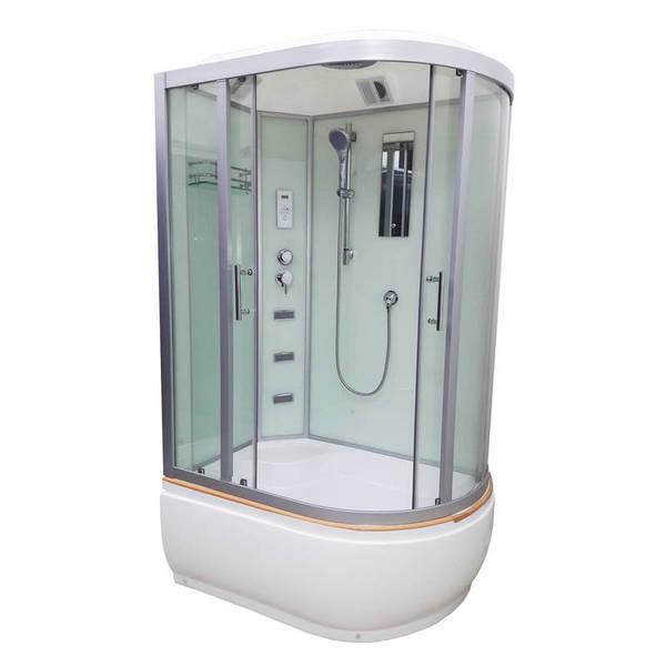 Душовий бокс Veronis BV-5-120 white (L) 120х80х220, фото 1