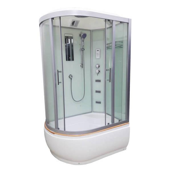 Душовий бокс Veronis BV-5-120 white (R) 120х80х220, фото 1