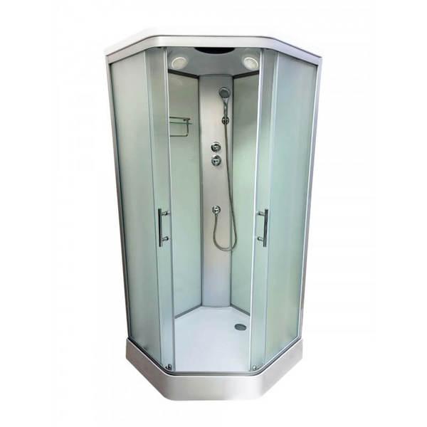 Душовий бокс Veronis BN-1-90 (XL) з дахом 90х90х215, фото 1