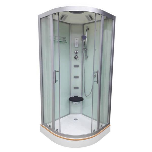 Душовий бокс VERONIS BN-5-80 білий (XL) 80х80х220, фото 1