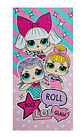 Пляжний Рушник Disney Lol 75*150 Рожевого Кольору Бавовняний Piramit Туреччина