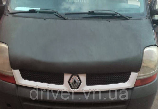 Чехол капота 2003-2010 (кожзам) для Renault Master
