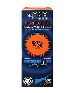 Презервативи MyONE Extra Wide & Long 10 шт, картонна коробка Bomba💣