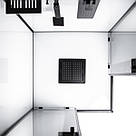 Квадратний душовий бокс INSANA Kira 90х90x210 низький піддон, фото 5