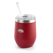 Термогорнятко з трубочкою GSI Outdoors Glacier Stainless Vacuum 12 fl.oz.Tumbler, червоне (63351)
