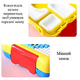 Ланчбокс DIY Лего пікселі для створення малюнка 1100 мл жовтий (LB-164780), фото 9