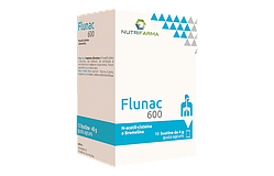 Flunac 600 для підтримки здоров'я дихальної системи 10 стиків Нутріфарму
