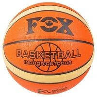 М'яч баскетбольний помаранчевий зі смугою FOX №7 PU