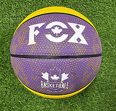 М'яч баскетбольний жовто-бузковий FOX-826 PU