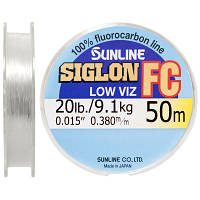 Оригінал! Флюорокарбон Sunline SIG-FC 50м 0.38мм 9.1кг поводковый (1658.01.44) - Вища Якість!