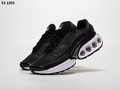 Кросівки чоловічі чорні з білою підошвою текстиль 41 42 43 44 Nike Air Max Dn Black White