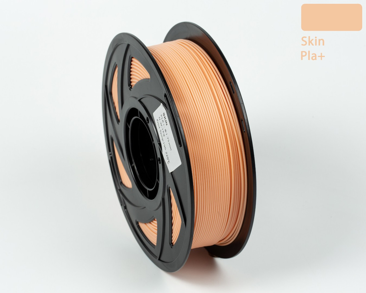 Пластик/філамент для 3D-друку UA3D PLA+ SKIN, 1.75mm, 1kg, 330m, 190-220°C / Бежевий
