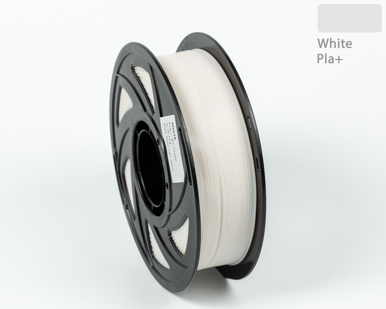 Пластик/філамент для 3D-друку UA3D PLA+ WHITE, 1.75mm, 1kg, 330m, 190-220°C / Білий