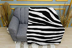 Плед «Мультяшний паттерн зебри. Cartoon zebra pattern»