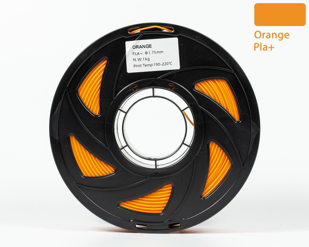 Пластик філамент для 3D-друку UA3D PLA PLUS Orange 1.75мм, 1кг, Помаранчевий