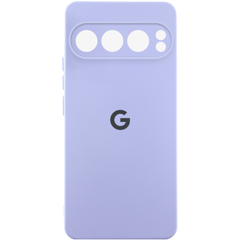 Чохол Silicone Cover Lakshmi Full Camera (AAA) with Logo для Google Pixel 9 Pro XL | Бузковий / Dasheen, фото 1