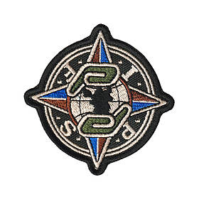 Вишитий шеврон патч  "МСОП  STALKER" на липучці